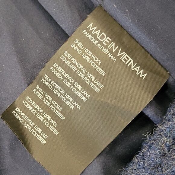 CLUB MONACO WOOL LONG COAT - Picture 6 of 14